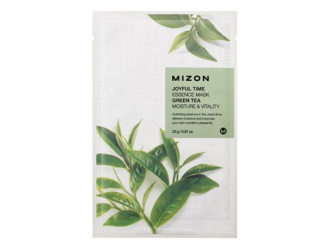 Mizon veido kaukė Joyful Time Essence Mask Green Tea su žaliąja arbata 23g Mizon veido kaukė Joyful Time Essence Mask Green Tea su žaliąja arbata 23g